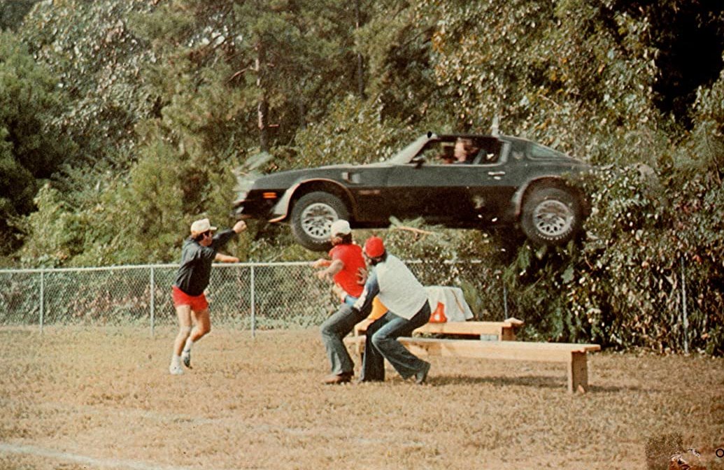 The Trans Am jumps into Redan Park during week 3 of filming