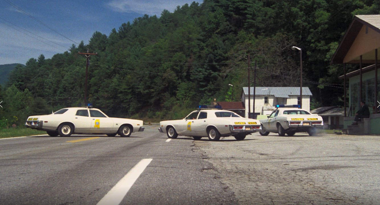 Smokey And The Bandit filming the Mississippi Roadblock in Helen, GA